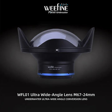 Weefine WFL01 Fisheye Ultra Wide Angle Lens M67 24mm Underwater Photography